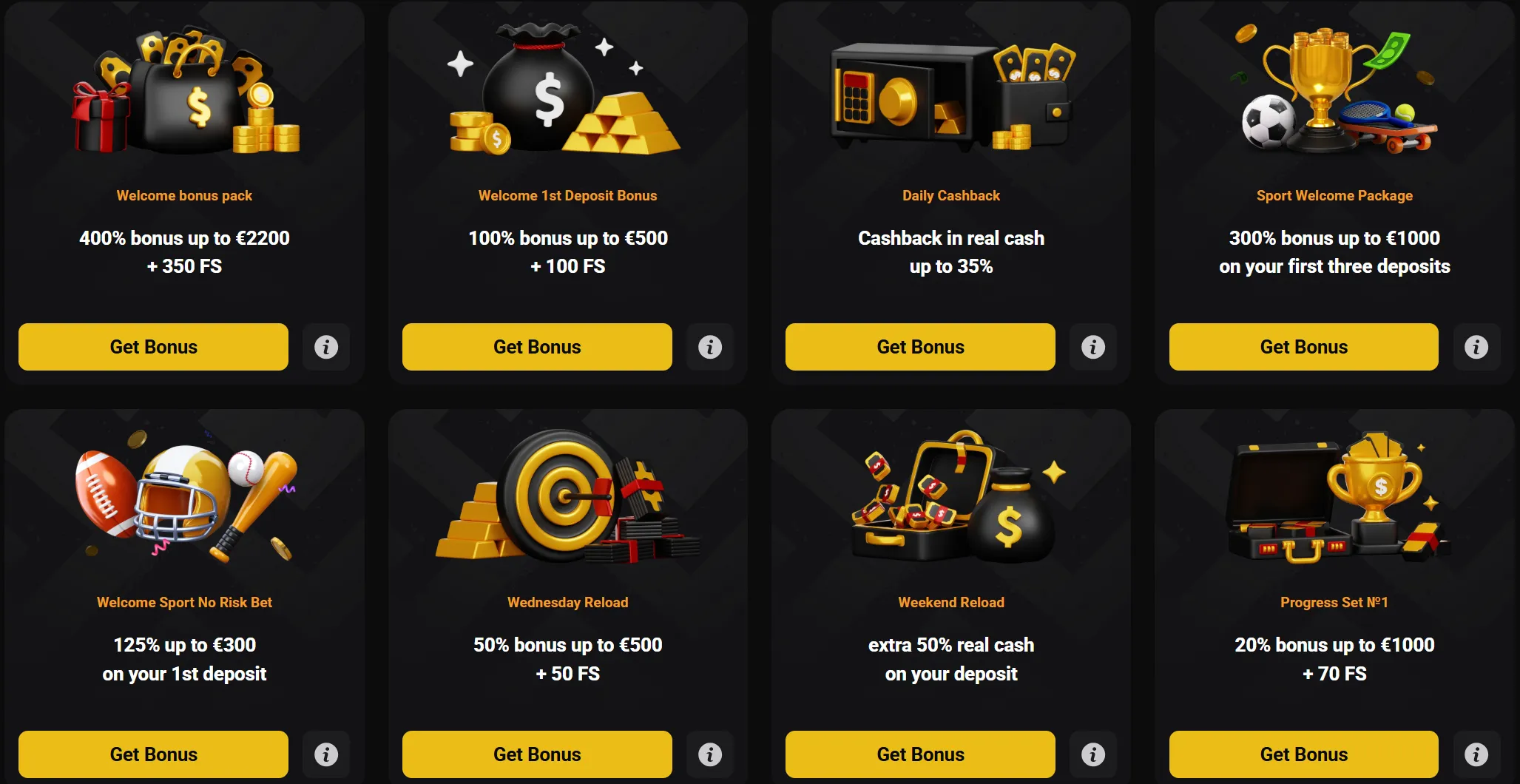 Crix Casino bonussen